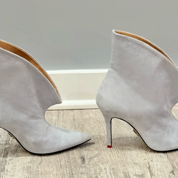 Beautiisoles Blue Women's Ankle Booties NEW - Picture 8 of 13